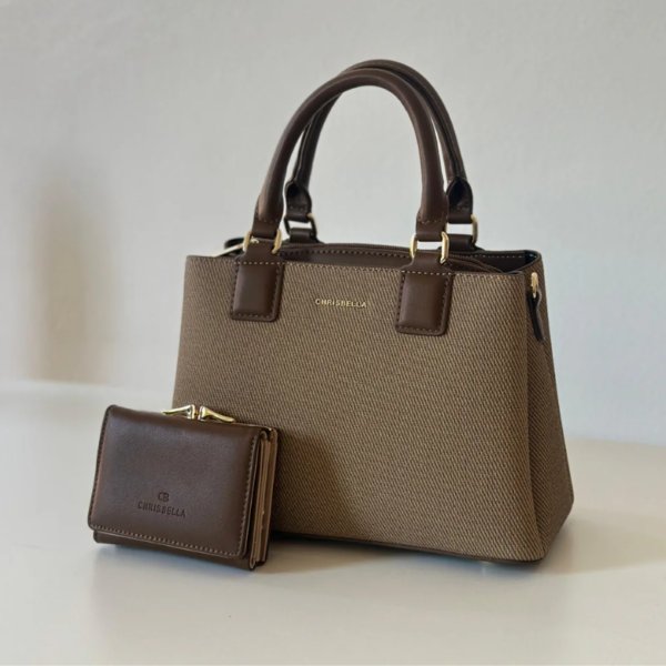 Chrisbella Trendy Casual Tote bag| Long Strap with Wallet